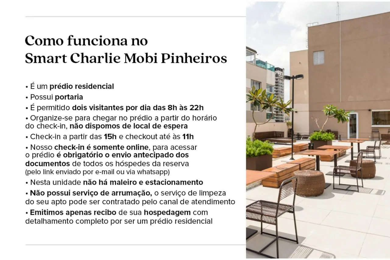 Smart Charlie Mobi Pinheiros Apartment Sao Paulo